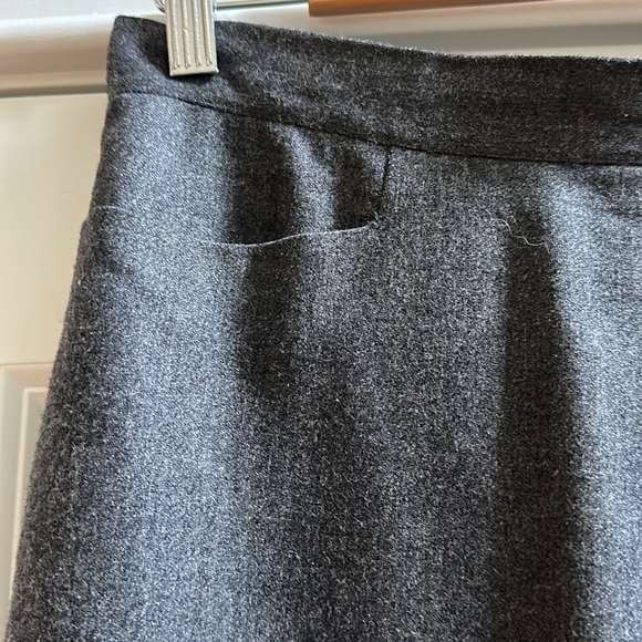Morgane Le Fay Grey Wool Trousers Medium - Picture 7 of 11